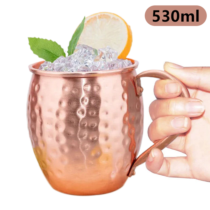 Mule Copper Mug - 【F】530 мл 100% медная кружка для