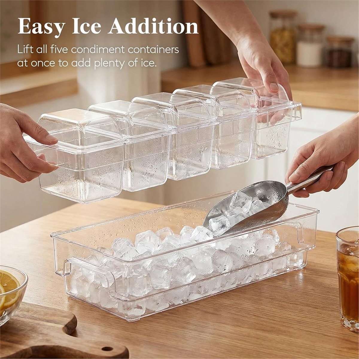 Garnish Tray Set - Охлаждающие контейнеры для соусов, набор для