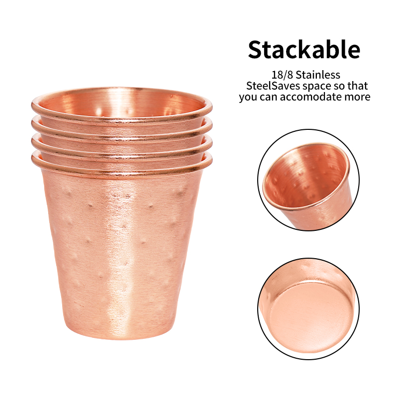 Набор из 4/6 медных пивных чаш – обзор и цена Mule Copper Mug