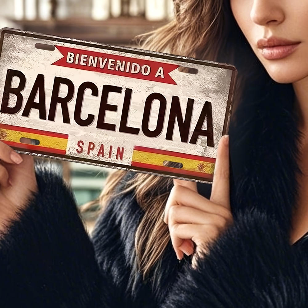Винтажная металлическая таблич – обзор и цена Home Barcelona