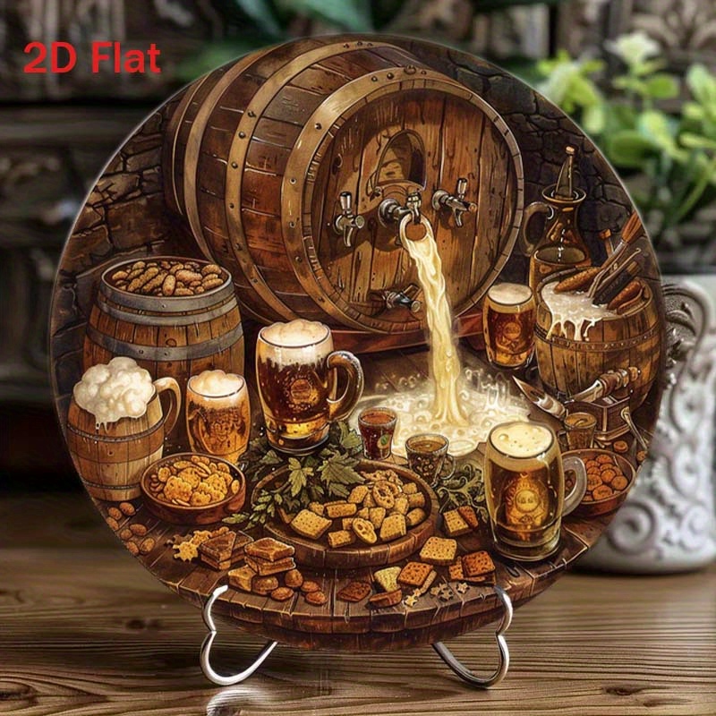 1 шт. круглая 2D плоская алюми – обзор и цена Home Bar Accessories