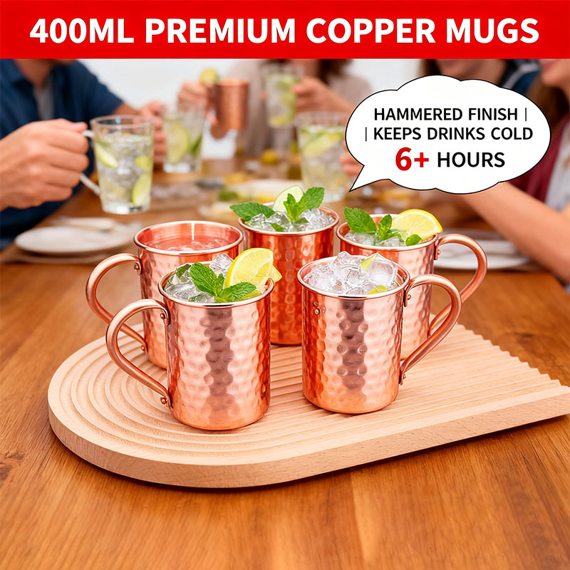 Новые 100% медные кружки из чи – обзор и цена Mule Copper Mug
